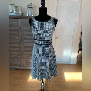 Black and white dress